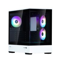 ZALMAN  P30 BW (MicroATX ガラス ブラック/ホワイト) 